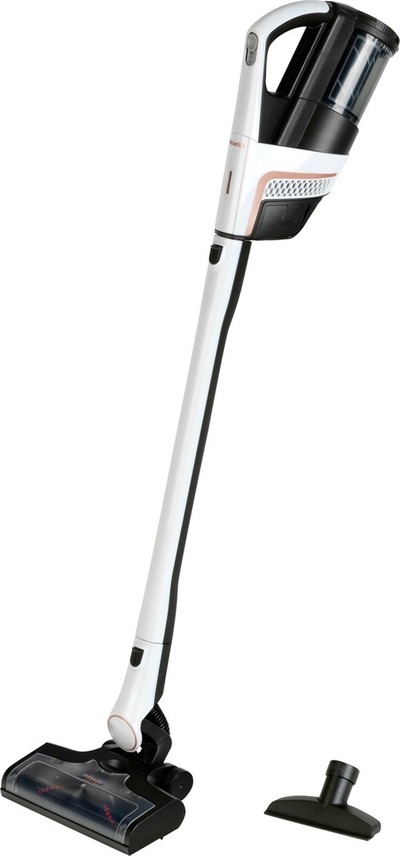 Klein Toys Miele Triflex stofzuiger - incl. extra kleine zuigmond, verwijderbare stofreservoir en vloerzuigmond - zwart wit