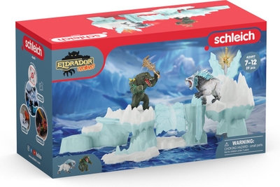 schleich ELDRADOR CREATURES - Speelfigurenset - Aanval op de IJsrotsen - Kinderspeelgoed voor Jongens en Meisjes - 7 tot 12 jaar - 6 Onderdelen - 42497