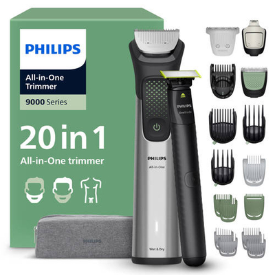 Philips All-in-One Series 9000 - MG9557/15 - 20-in-1 - Multigroom - Baardtrimmer - voor baard lichaam en haar