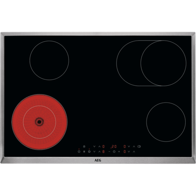 AEG 3000 Radiant Hob - vitrokeramische kookplaat, 80 cm HK834060XB