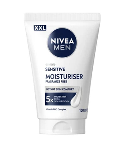 NIVEA MEN SENSITIVE GEZICHTSCRÈME XXL 100ML – Hydraterende Crème - Moisturizer – voor de Gevoelige Mannenhuid - Dagcrème