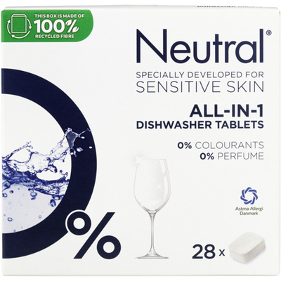 Neutral  vaatwastabletten  - 196 wasbeurten