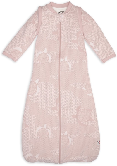 Lodger - Slaapzak baby - sluit aan bij nek en armen - 2.4 TOG - roze - 80cm