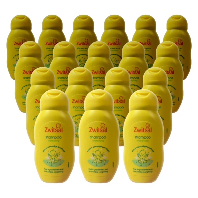 Zwitsal Shampoo Mini 18x 75ml Reisverpakking Zacht, Mild & Huilvrij