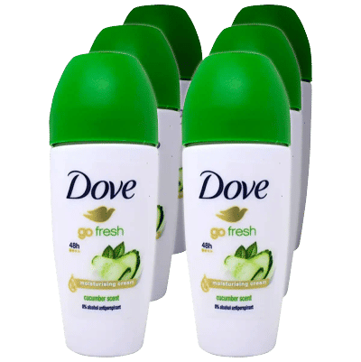 Dove Advanced Care Go Fresh Deodorant Cucumber 6x50ml voordeelverpakking