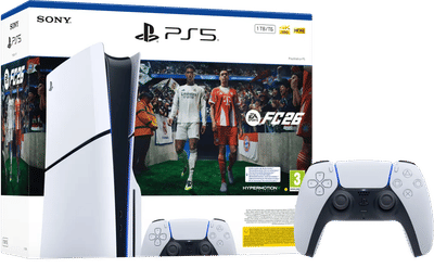 PlayStation 5 Slim Disc Edition + FC 26 + Extra Controller Wit