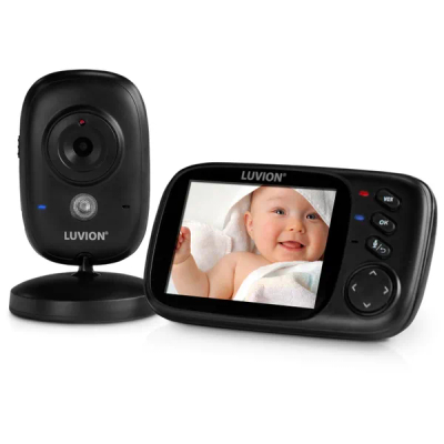 LUVION® Platinum 3+ Black - Babyfoon met Camera - Uitbreidbaar tot 2 Baby Camera's - Beste Koop Consumentenbond September 2025 - Premium Baby Monitor