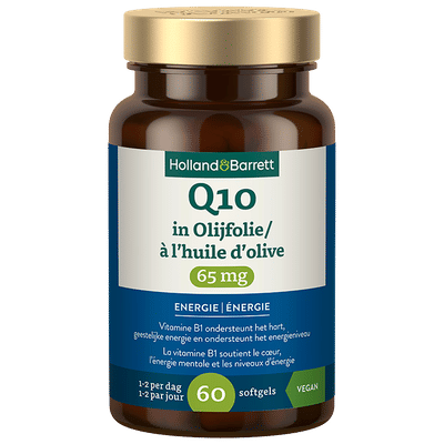 Holland & Barrett Q10 Vitamine B1 In Olijfolie 65mg - 60 softgels