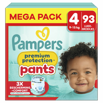 Pampers Premium Protection Pants  luierbroekjes maat 4 - 93 stuks