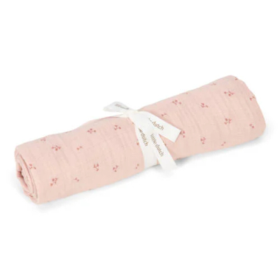 Little Dutch hydrofiele swaddle doek Pure Blossom roze