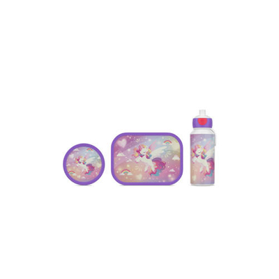 Mepal Campus lunchset (pop-up fles + fruitbox) Broodtrommel Roze