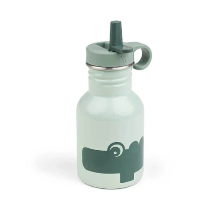 Done by Deer Metalen drinkfles - Groen Drinkbeker | Drinkbeker van Done by Deer