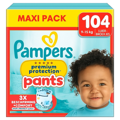 Pampers Premium Protection Pants  luierbroekjes maat 4 - 104 stuks