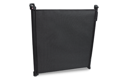 Lionelo Tulia Veiligheidshekje tot 140 cm – Clip ON/OFF – Opvouwbaar – SecureCurve Randen – Geen Drempel – UV-bestendig – Dubbele Vergrendeling – Inclusief 3 Montageclips – Voor Binnen & Buiten – SGS Gecertificeerd