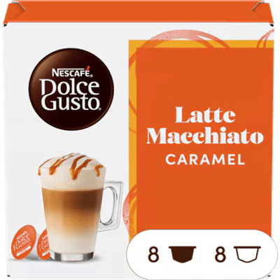 NESCAFÉ Dolce Gusto koffiecups, Caramel Macchiato, 16 capsules, 146 g
