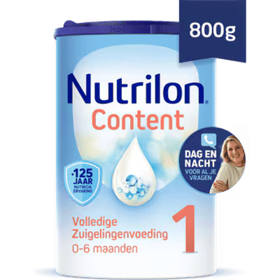 Nutrilon Content 1 Volledige Zuigelingenvoeding - Baby 0-6 Maanden 800g
