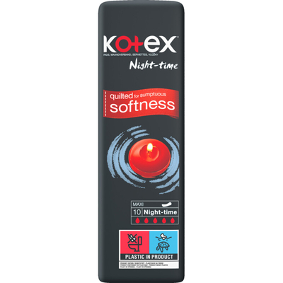 Kotex Maandverband maxi nacht Maandverband 10 stuks