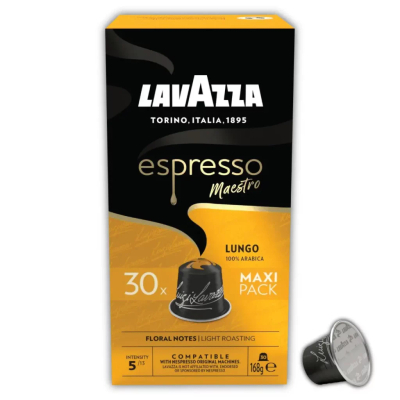 Lavazza Lungo Arabica 30 stuks Nespresso Koffiecapsules