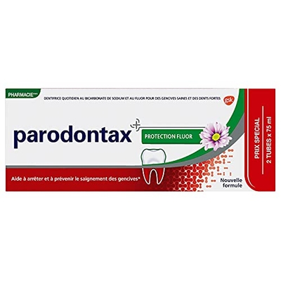 Parodontax Fluoride-tandpasta voor gevoelige tanden, verwijdert tandplak 2 x 75 ml
