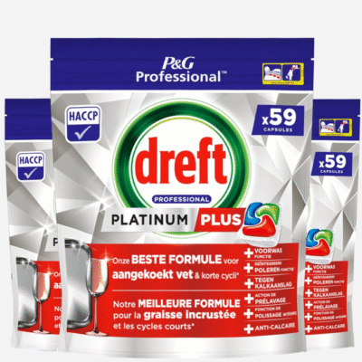 Dreft Regular & Plus vaatwastabletten  - 177 wasbeurten