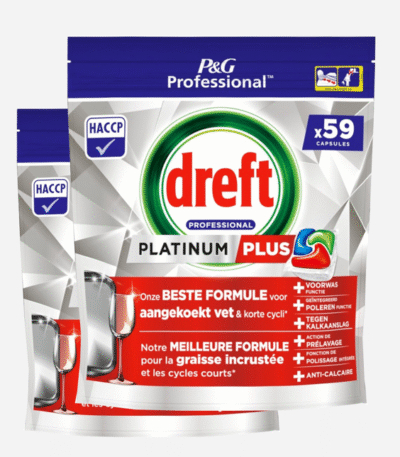 Dreft Regular & Plus vaatwastabletten  - 118 wasbeurten