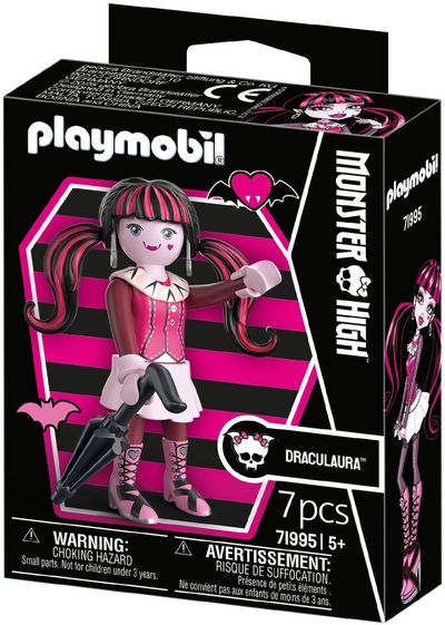 PLAYMOBIL | Monster High | Draculaura | Halloween speelset voor spannende monsteravonturen | Met liefdevolle details & accessoires avonturen | Met liefdevolle details & accessoires | Perfect cadeau voor kinderen van 4+ | 71995