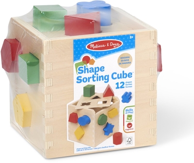 Melissa & Doug – Houten vormenstoof – Kubus