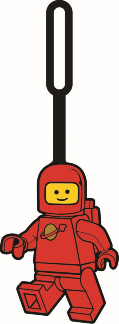 LEGO Bagagelabel astronaut - rood