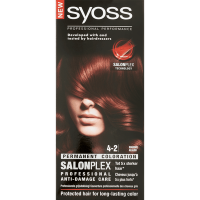 Syoss haarkleuring - 4-2 Mahogany Red BNL