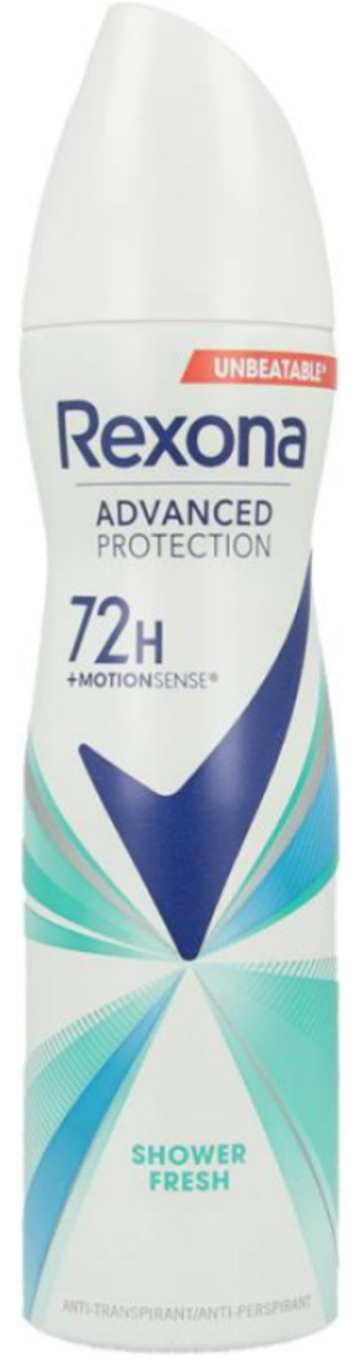 Rexona Deodorant Spray Shower Fresh 72H + Motionsense 150 ml