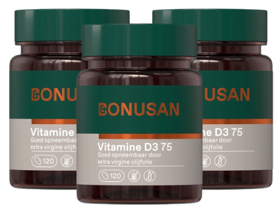 Bonusan Vitamine D3 Forte 75 - 360 stuks
