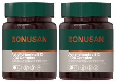 Bonusan Actief Vitamine B12 1000 Complex - 120 stuks