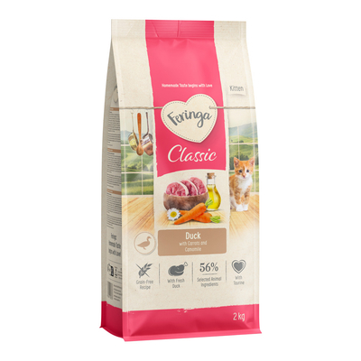Feringa Kitten Eend Kattenvoer - NEU 2 kg - kattenbrokken