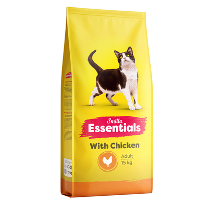 Smilla Essentials Adult met kip - Dubbelpakket: 2 x 15 g - kattenbrokken