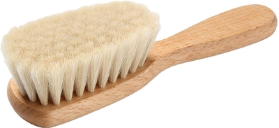Babyborstel Hout - Babyverzorging - Haarborstel - Borstel met natuurlijke haren