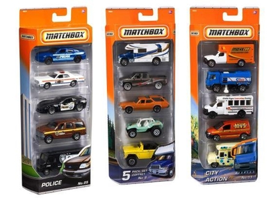 Matchbox Matchbox 5-pack autootjes
