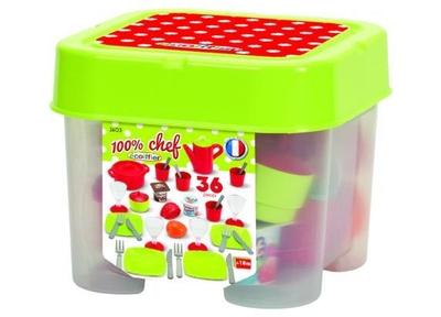 Ecoiffier 100% Chef 36-delige ontbijtkist