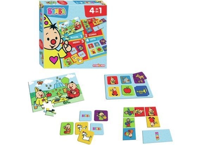 Bumba bordspel - 4 in 1 - puzzel, lotto, domino en memo
