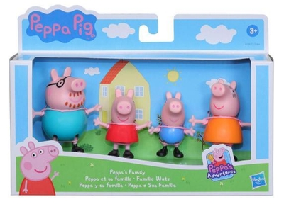 Hasbro - Peppa Pig Peppa Pig Peppa's Avonturen Familie figuren 4-pack