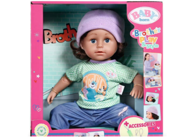 BABY born Brother Play & Style - 43cm - Babypop