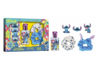 Disney Stitch Gift Set EDT 100 ml + Iron on Patches + Scrunchies
