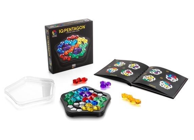 SmartGames - IQ Pentagon Deluxe - 120 opdrachten - origineel geschenk - volwassenen