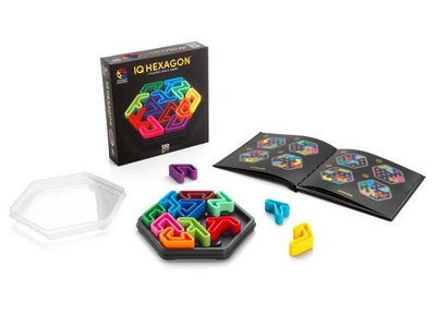 SmartGames - IQ Hexagon Deluxe - 120 opdrachten - origineel geschenk - volwassenen