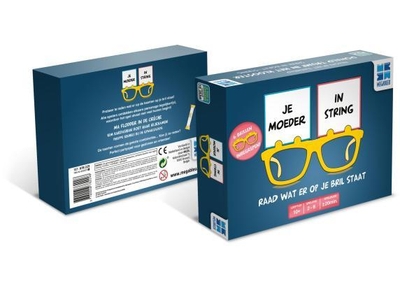 Megableu Je Moeder in String - Hilarisch Partyspel - Gezelschapsspel Voor Tieners en Volwassenen – 2-6 Spelers - Met Gekke Brillen