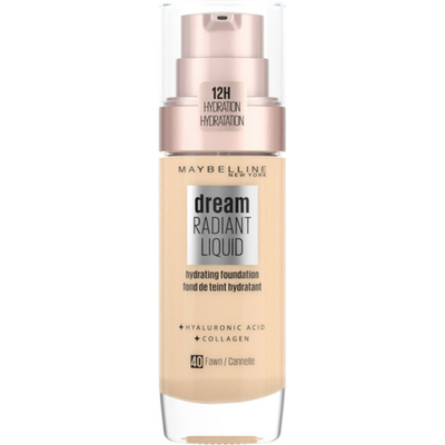 2x Maybelline Dream Radiant Liquid Foundation 40 Fawn