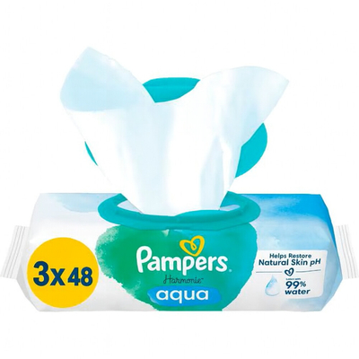 Pampers Harmonie Aqua billendoekjes - 576 stuks