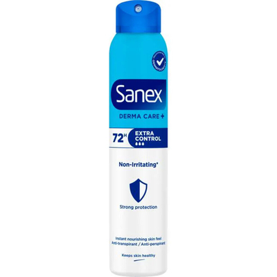 6x Sanex Deodorant Spray Derma Extra Control 72h 200 ml