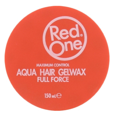 3x Red One Aqua Hair Gel Wax Full Force Orange 150 ml