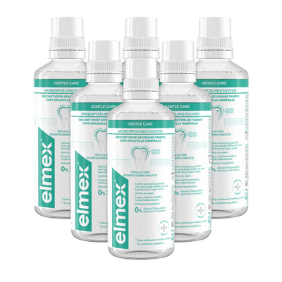 6x Elmex Mondspoeling Sensitve 400 ml