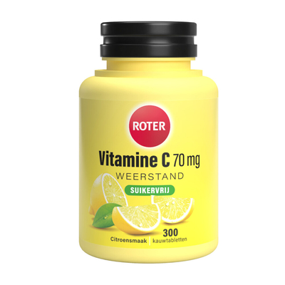 Gratis Verzending: 4x Roter Vitamine C 70mg Suikervrij 300 tabletten